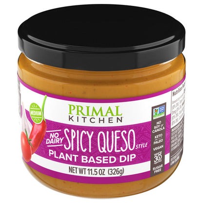 Primal Kitchen No Dairy Spicy Queso Style Plant Based Dip