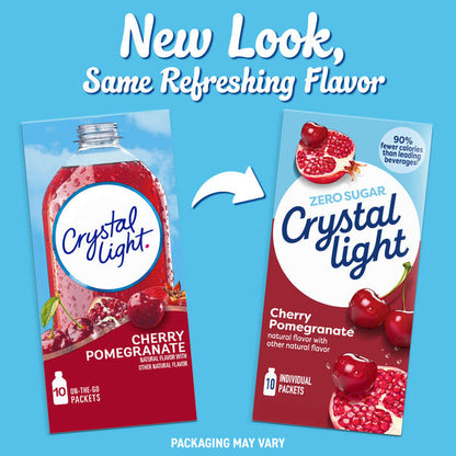 Crystal Light Cherry Pomegranate Powdered Drink Mix