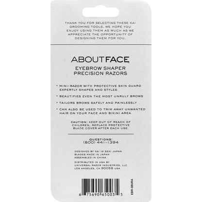 AboutFace Razor, Eyebrow Shaper Precision