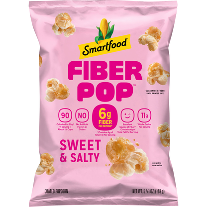 Smartfood Fiber Pop Popcorn Sweet &amp; Salty