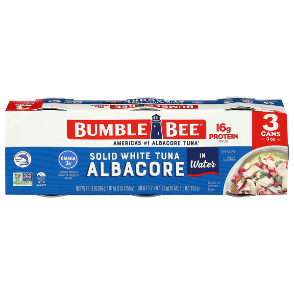 Bumble Bee Solid White Tuna Albacore in Water  DestGlow