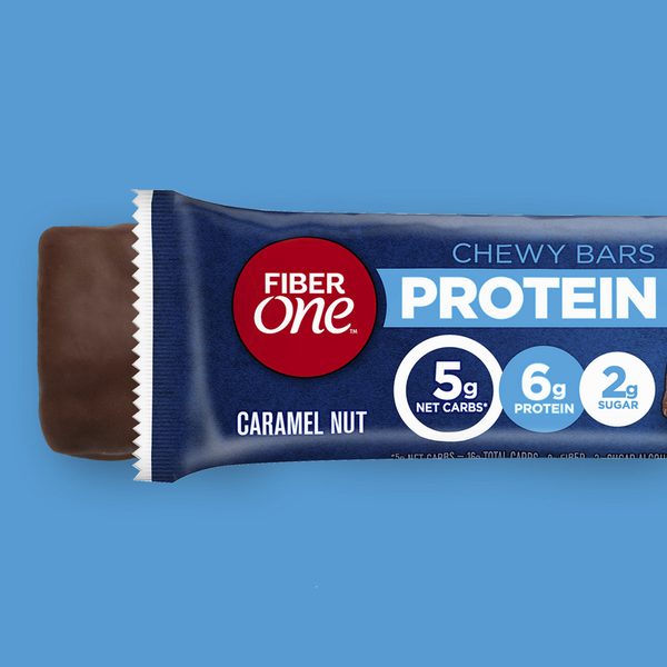 Fiber One Caramel Nut Chewy Protein Bars Healthy Lunch Box Snacks  DestGlow