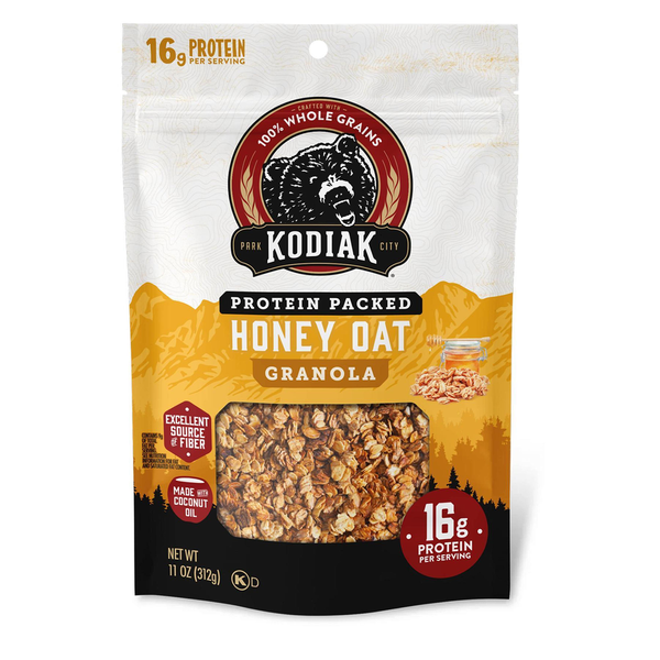 Kodiak Cakes Granola Pouch, Honey Oat  DestGlow