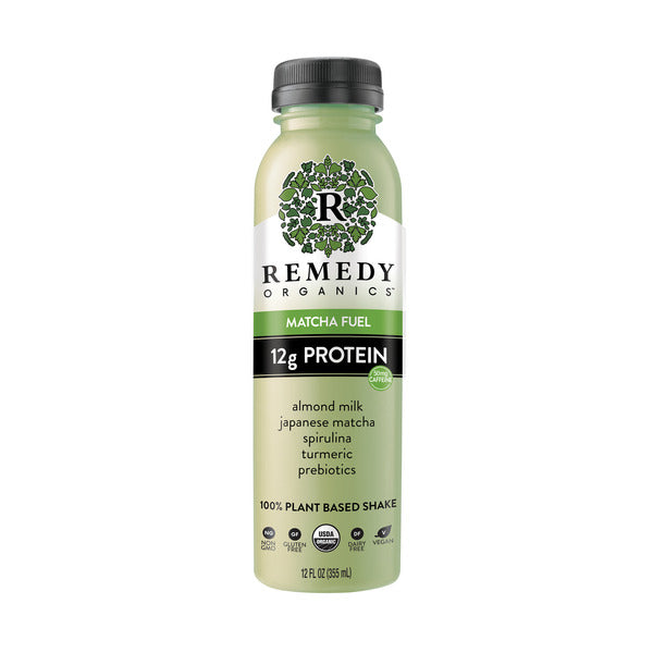 Remedy Organics Matcha Fuel Plant Based Protein, Ready-to-Drink  DestGlow
