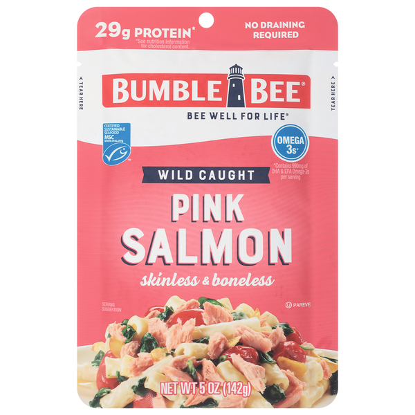 Bumble Bee Wild Caught Skinless &amp; Boneless Pink Salmon  DestGlow