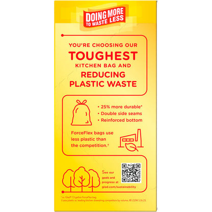 Glad ForceFlex MaxStrength Scented Kitchen Trash Bags  DestGlow