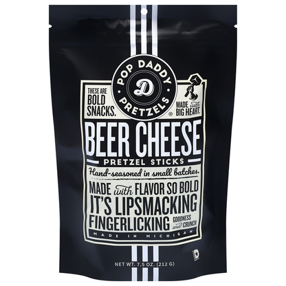 Pop Daddy Pretzels Beer Cheese Pretzel Sticks