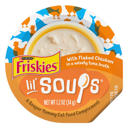 Purina Friskies Natural, Grain Free Wet Cat Food Lickable Cat Treats, Lil&