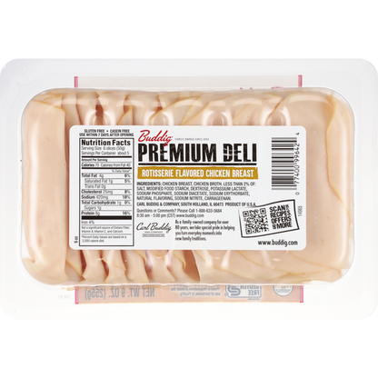 Buddig Chicken Breast, Rotisserie Flavored