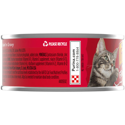 Purina Friskies Gravy Wet Cat Food, Prime Filets With Beef in Gravy