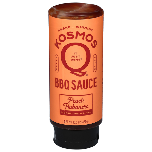 Kosmos Q Peach Habanero BBQ Sauce  DestGlow