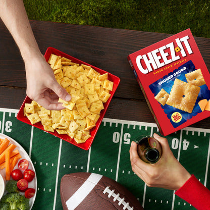 Cheez-It Smoked Gouda Baked Snack Crackers, Lunch Snacks, 12.4 oz  DestGlow