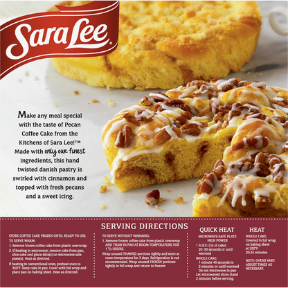 Sara Lee Coffee Cake, Pecan
