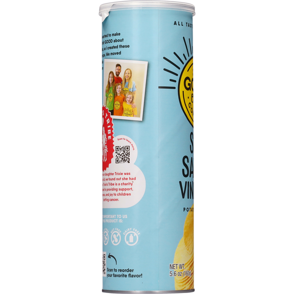 The Good Crisp Company Sea Salt &amp; Vinegar Potato Crisps  DestGlow