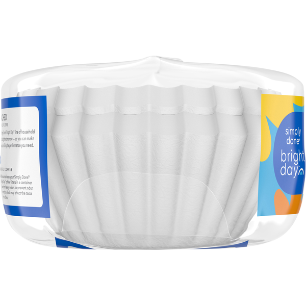 Simply Done Unbleached 3.25 Inch Basket Coffee Filters  DestGlow