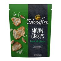 Stonefire Naan Crisps Garlic &amp; Cheese️  DestGlow