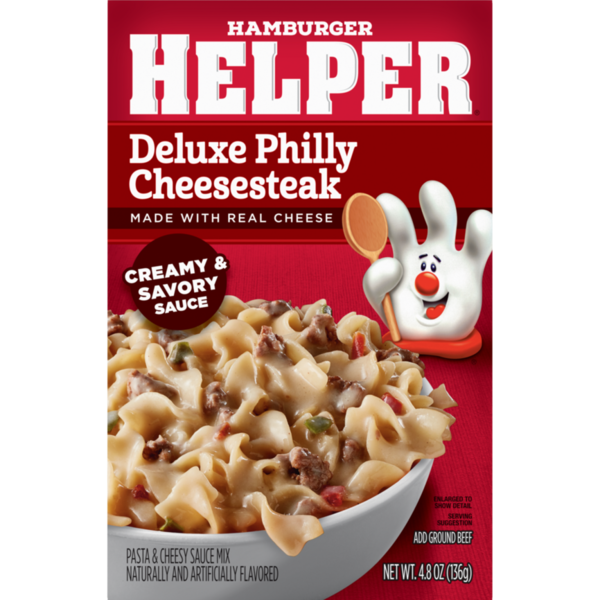Hamburger Helper Deluxe Philly Cheesesteak  DestGlow