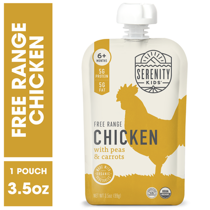 Serenity Kids Free Range Chicken with Organic Peas &amp; Carrots
