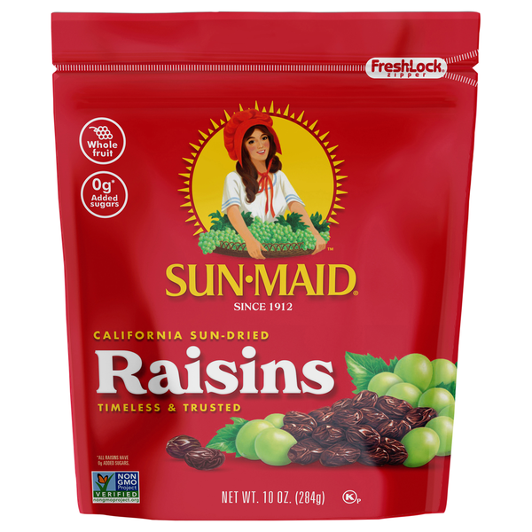 Sun-Maid California Sun-Dried Raisins  DestGlow