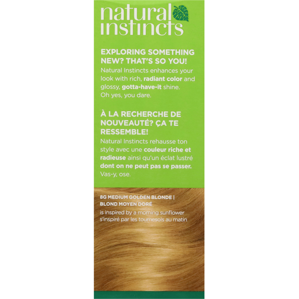 Clairol 8G Medium Golden Blonde Zero Ammonia Vegan Hair Color with Coconut Oil + Aloe  DestGlow