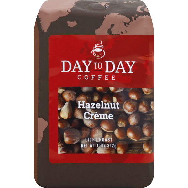Day to Day Coffee, Light Roast, Hazelnut Creme  DestGlow