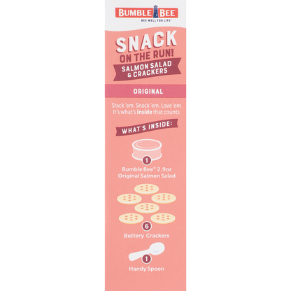 Bumble Bee Original Salmon Salad &amp; Crackers
