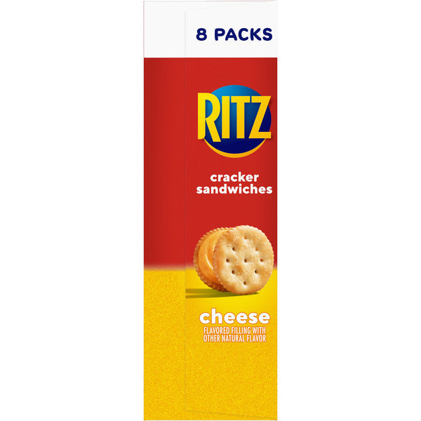 Ritz Cheese Sandwich Crackers, Lunch Snacks, Snack Packs 11 oz  DestGlow