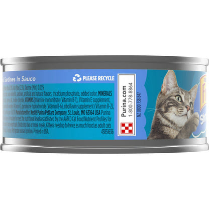 Purina Friskies Wet Cat Food, Shreds With Whitefish &amp; Sardines in Sauce
