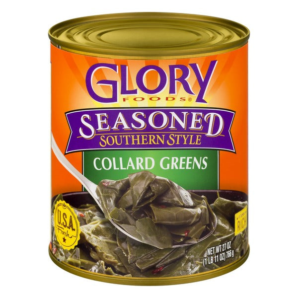 Glory Foods Seasoned Southern Style Collard Greens  DestGlow