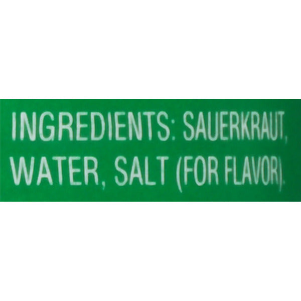 Del Monte Shredded Sauerkraut  DestGlow