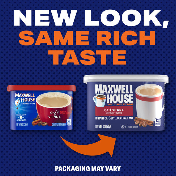Maxwell House Cafe Vienna Instant Cafe-Style Beverage Mix  DestGlow