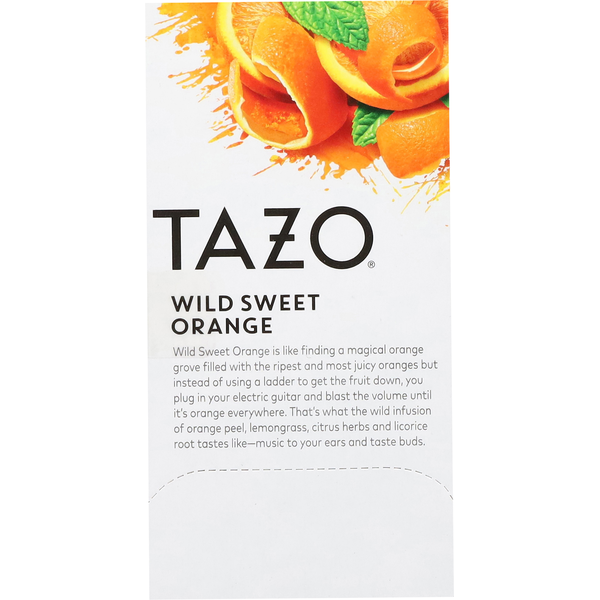 TAZO Tea Wild Sweet Orange Herbal Tea  DestGlow