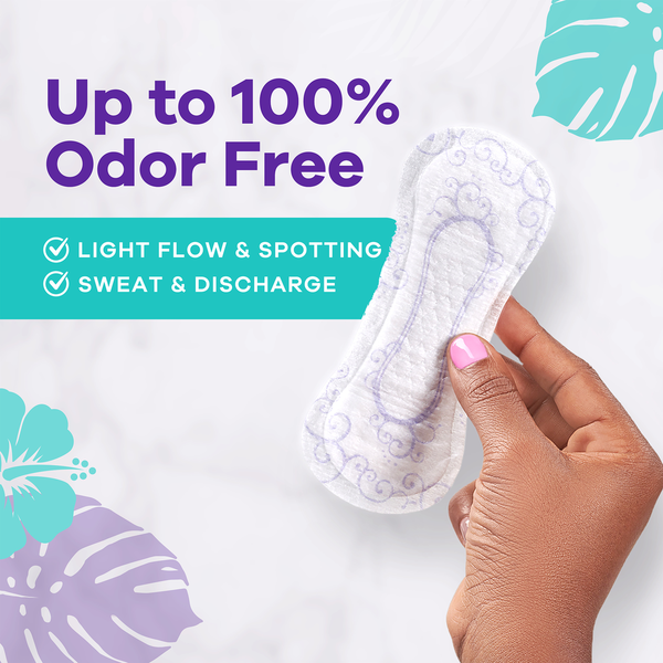 Always Daily Protect Liners, Long Length, Unscented  DestGlow