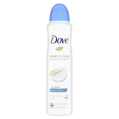 Dove Dry Spray Antiperspirant Deodorant Nourished Beauty,