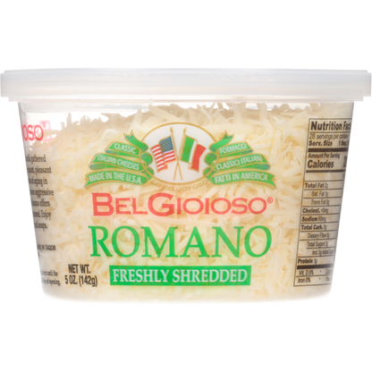 BelGioioso Shredded Cheese, Romano