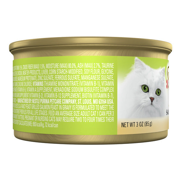 Purina Fancy Feast Grilled Salmon Feast in Gravy Cat Food  DestGlow