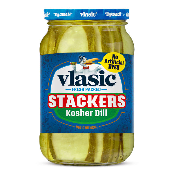 Vlasic Stackers Kosher Dill Pickles, Keto Friendly  DestGlow