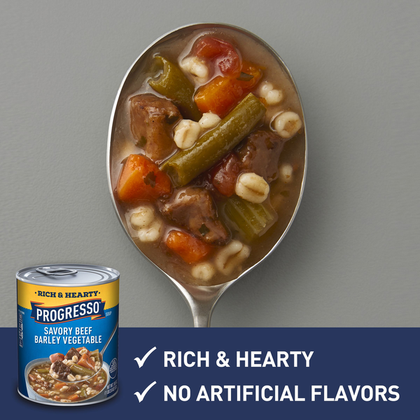 Progresso Rich &amp; Hearty Savory Beef Barley Vegetable