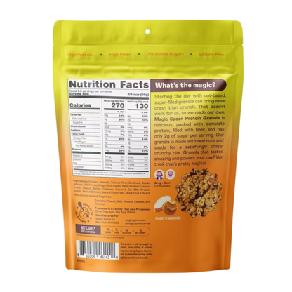 Magic Spoon Grain Free Peanut Butter Protein Granola  DestGlow