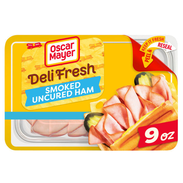 Oscar Mayer Deli Fresh Smoked Uncured Ham Sliced Sandwich Lunch Meat