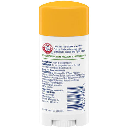 Arm &amp; Hammer Essentials Deodorant- Fresh Rosemary Lavender- Solid Oval-- Made With Natural Deodorizers- Free From Aluminum