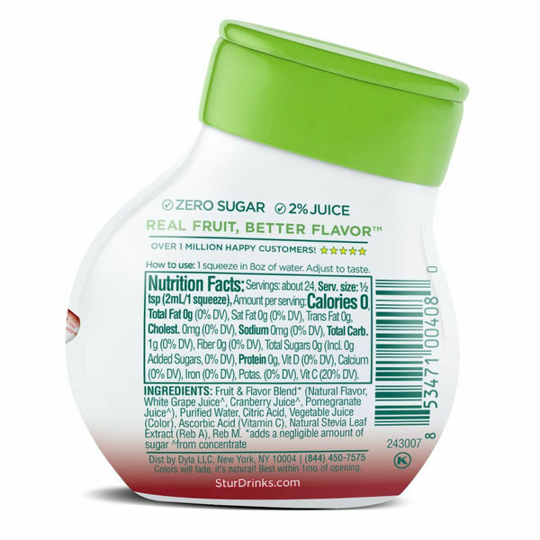 Stur Drinks Pomegranate Cranberry, Liquid Water Enhancer  DestGlow