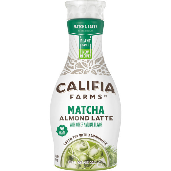 Califia Farms Matcha Almond Milk Latte  DestGlow