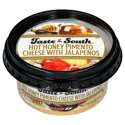 Taste of the South Hot Honey Pimento Cheese with Jalapenos