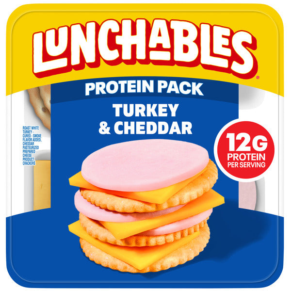 Lunchables Protein Pack Turkey &amp; Cheddar Snack Kit