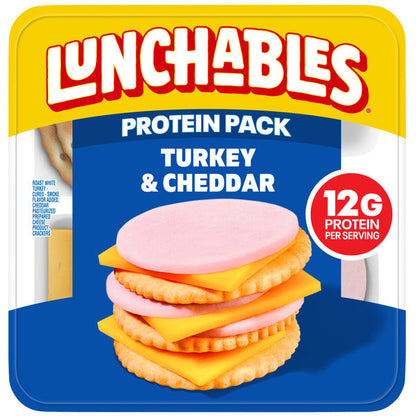 Lunchables Protein Pack Turkey &amp; Cheddar Snack Kit