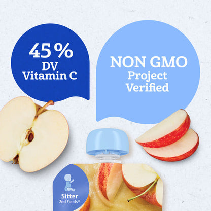 Gerber Stage 2 Baby Food Apple Puree Pouch