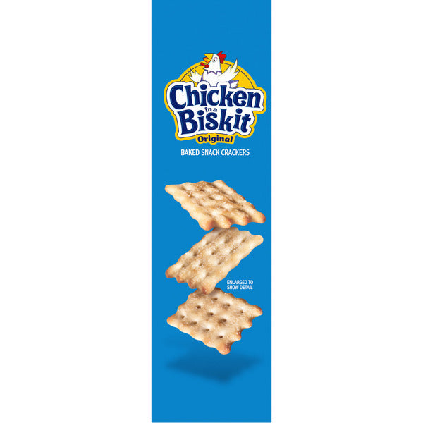 CHICKEN IN A BISKIT Original Baked Snack Crackers, Lunch Snacks  DestGlow