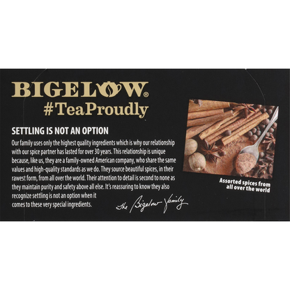 Bigelow Spiced Chai Decaffeinated Black Tea