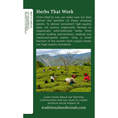 Traditional Medicinals Organic Hawthorn with Hibiscus, Caffeine Free Herbal Tea